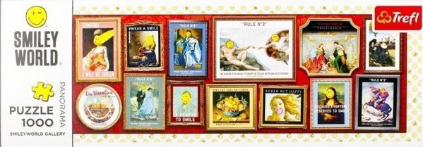 Trefl Παζλ 1000 Κομμάτια Gallery Smiley Pud Πανοραμικό 97x34cm