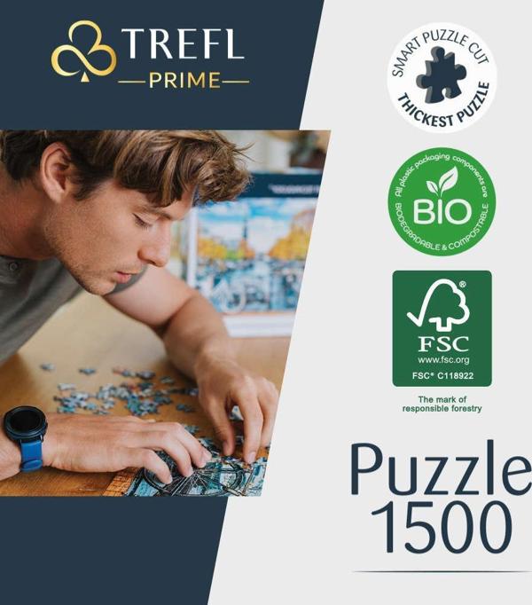 Trefl Παζλ 1500 miejskie odbicie Περθ, Αυστραλία Unlimited Fit Technology