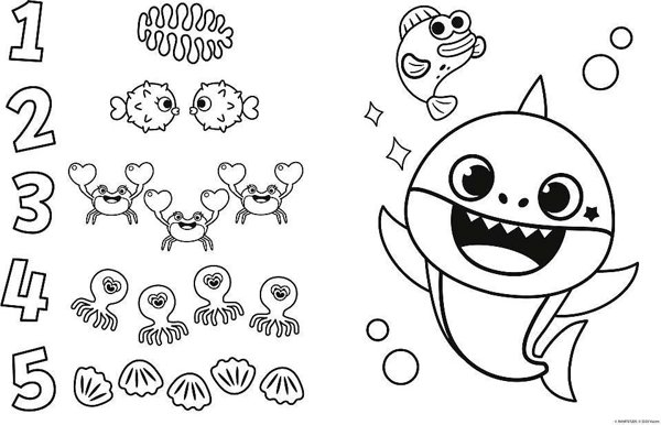 Trefl Primo Puzzle Giant 3σε1 15 κομμάτια Μικρός καρχαρίας Baby Shark