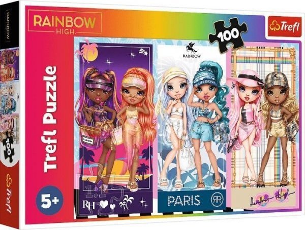 Παζλ Trefl Rainbow High 100 Κομματιών, 41x27.5cm