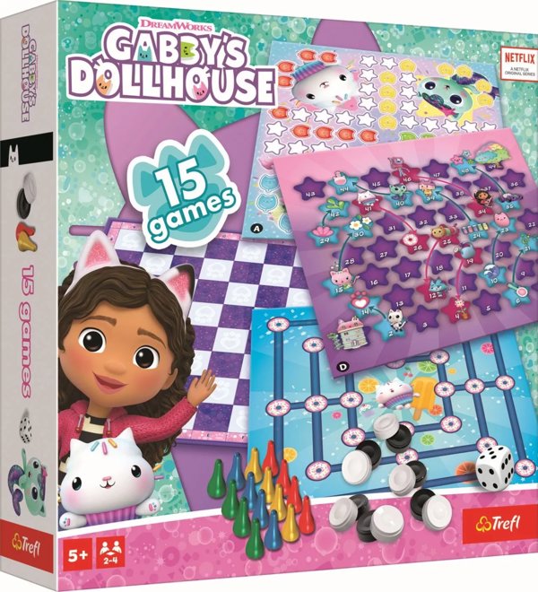 Σετ 15 σε 1 παιχνίδια της GABBY'S DOLLHOUSE από την Trefl