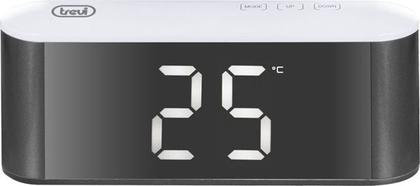 Trevi Ρολόι/ξυπνητήρι EC883 λευκό