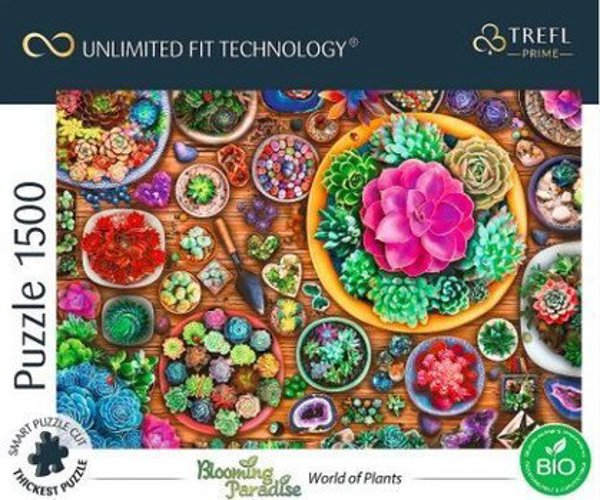 Παζλ Trefl 1500 στοιχείων UFT Blooming Paradise World of Plants