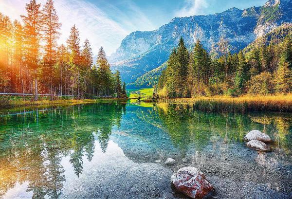 Trefl Puzzle 1500 Στους πρόποδες των Άλπεων, Γερμανία Lake Hintersee Unlimited Fit Technology 10597813 5900511261936