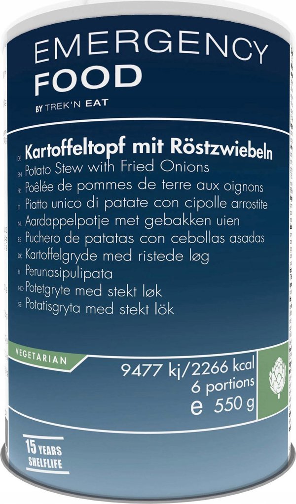 Τrek N Eat EMERGENCY LINE Πιάτο πατάτας με τηγανητά κρεμμύδια, 550g