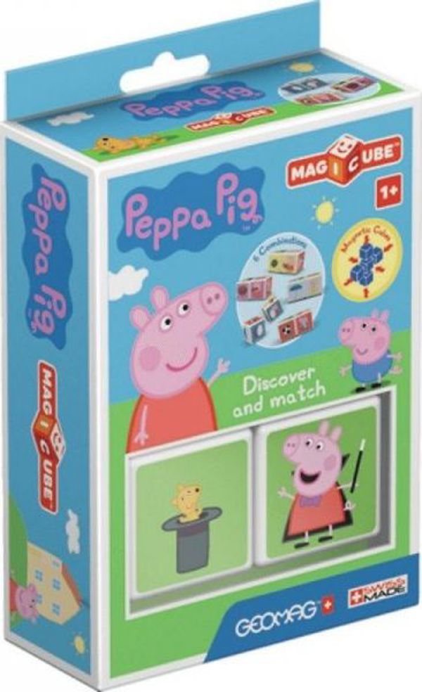 Trefl GEOMAG MagiCube Peppa Pig - μαγνητικά τουβλάκια 2 τεμ. G047