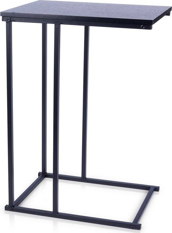 TRENDS4YOU Μεταλλικό μαύρο βοηθητικό τραπεζάκι 40x26x58 cm