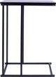 TRENDS4YOU Μεταλλικό μαύρο βοηθητικό τραπεζάκι 40x26x58 cm