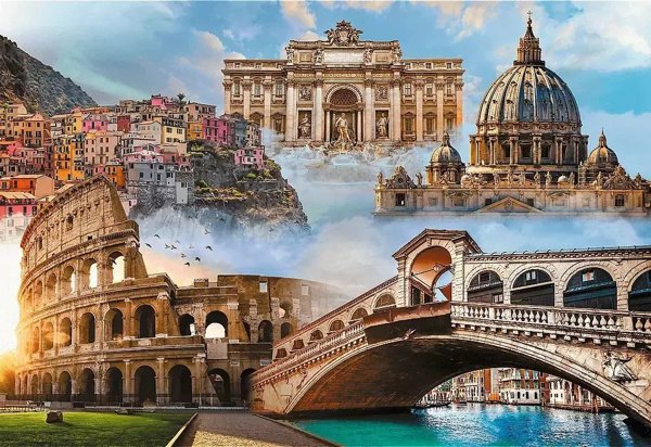 Trefl Παζλ 1500 κομμάτια Αγαπημένα μέρη Ιταλία