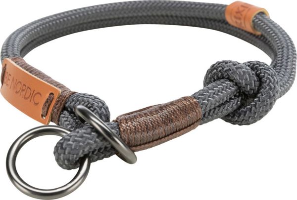 Trixie BE NORDIC γιακά, για σκύλους, σκούρο γκρι/καφέ, XS–S: 30 cm/o 6 mm 8038256 4047974173015