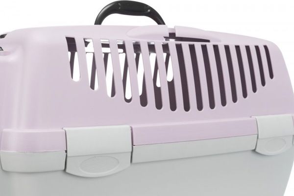 Trixie Capri 1, μεταφορέας, ανοιχτό γκρι/λιλά, XS: 32 × 31 × 48 cm, max 6 kg