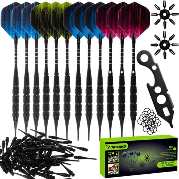 Trizand Darts σετ 12 τεμαχίων + Trizand 21658 tips