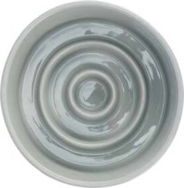 Trixie Slow Feeding, κεραμικό μπολ, για σκύλους/γάτες, γκρι/μπλε, 1,1 l/17 cm, επιβραδύνει το φαγητό 12314474 4011905245218