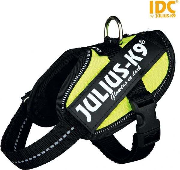 Trixie Harnesses Julius-K9 IDC Baby 2/Mini-Mini/Mini S - Neon yellow 1143147 5999053616328