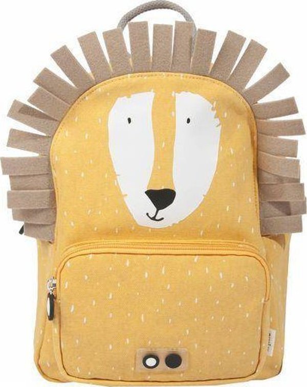 Trixie Mr. Lion Σχολική Τσάντα Κίτρινη