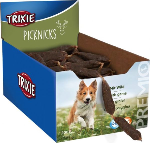 Trixie Λουκάνικα Premio Picknicks DZICZYZNA - 200 τεμάχια