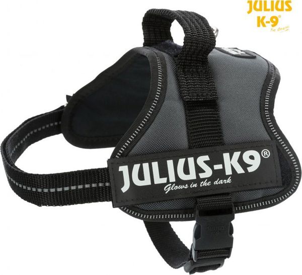 Trixie Julius-K9 Powerharness Σαμαράκι Σκύλου, Ανθρακί, Mini-Mini/S (40–53 cm)