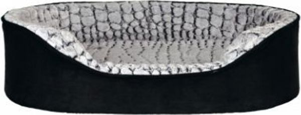 Ορθοπεδικό κρεβάτι σκύλου Trixie Lino, 83 × 67 cm, μαύρο/γκρι