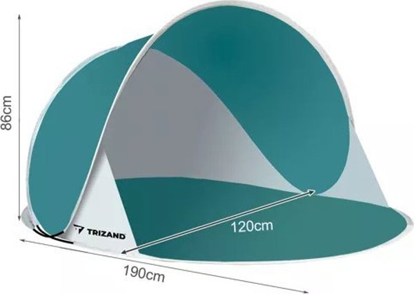 Trizand ΣΚΗΝΗ ΠΑΡΑΛΙΑΣ 190X86X120CM TRIZAND 23856