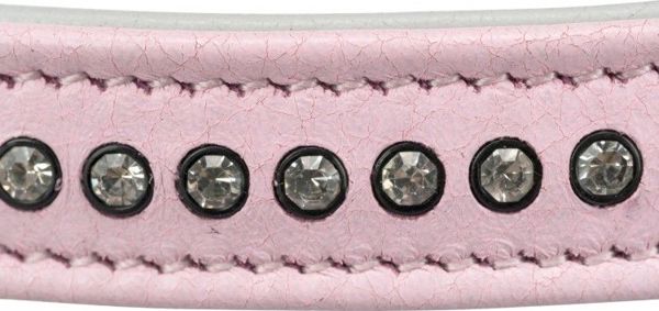 Γιακά σκύλου Trixie Active Comfort με στρας, ροζ, XXS–XS: 17–21 cm/12 mm 8038239 4011905190303