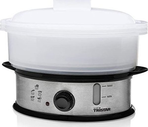 Ατμομάγειρας Tristar VS-3914 1200W, 11L με 3 Καλάθια, Ασημί/Μαύρο