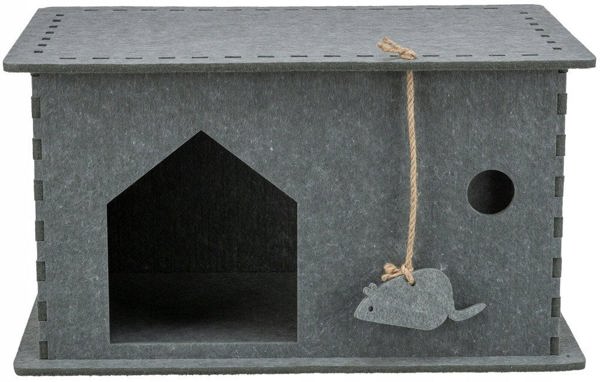 Trixie Σπηλιά Lene, για γάτες, γκρι, 40 x 50 x 40 cm