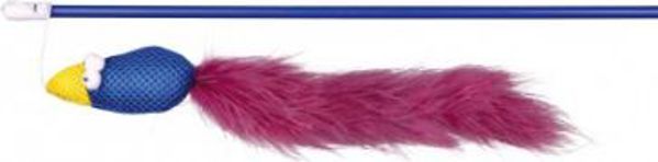 Καλάμι Trixie Cat με πουλί και φτερά, 50 cm 1110322 4011905452890