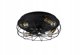 Trio Trondheim fan lamp 48 cm, 4 x E27, matte black