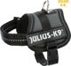 Julius-K9 Powerharness Σαμαράκι Σκύλου, Ανθρακί, Μέγεθος Baby 1/XS: 30–40 cm