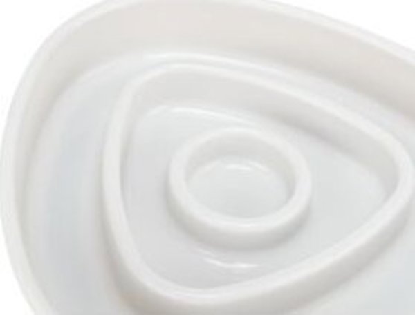 Trixie Slow Feeding, μπολ, για γάτες, γκρι, πλαστικό/TPR, 0,35 l/15×15 cm, επιβραδύνει το φαγητό 12314582 4047974251911