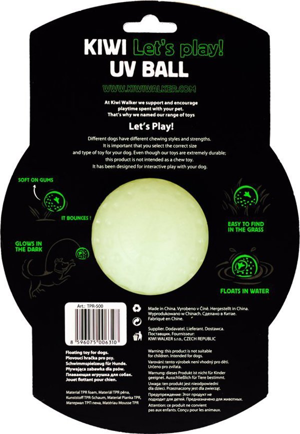 Μπάλα TRITON Kiwi Walker Let's Play GLOW BALL Maxi