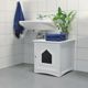 Trixie Litter Box Chatka Λευκό 1151014 4011905402901