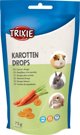 Trixie Drops για τρωκτικά, με γεύση καρότο, 75γρ 12314696 4011905602318