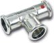 Μειωτικό Ταφ SANHA-THERM C-Stahl 18x18x15mm, Εξάρτημα Υδραυλικών Εγκαταστάσεων από Ανθρακούχο Χάλυβα