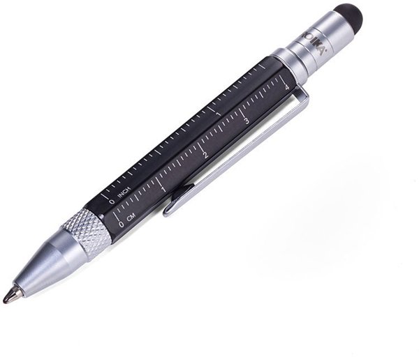 Troika Liliput Tool Pen Πολυλειτουργικό Στυλό - Μαύρο