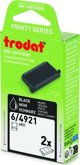 Trodat trodat Ανταλλακτικά μαξιλάρια 2 τεμ μαύρο 6/4921/SB