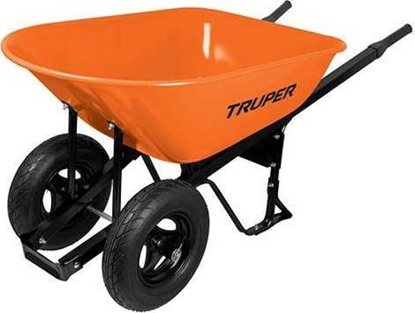 Truper Δίτροχο καρότσι κήπου με μεταλλικό κάδο 118L Truper®