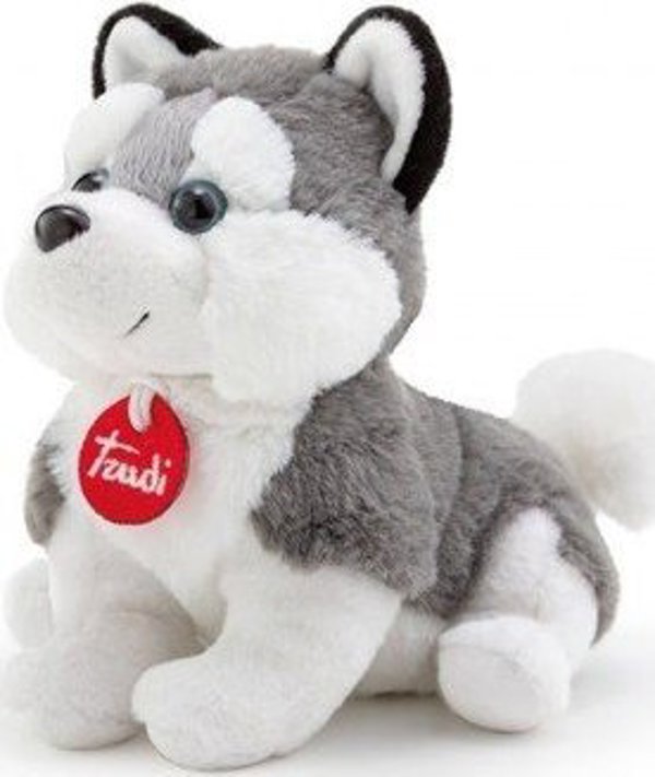 Trudi Λούτρινο Σκυλάκι Husky S, Παιχνίδι Αγκαλιάς, Γκρι