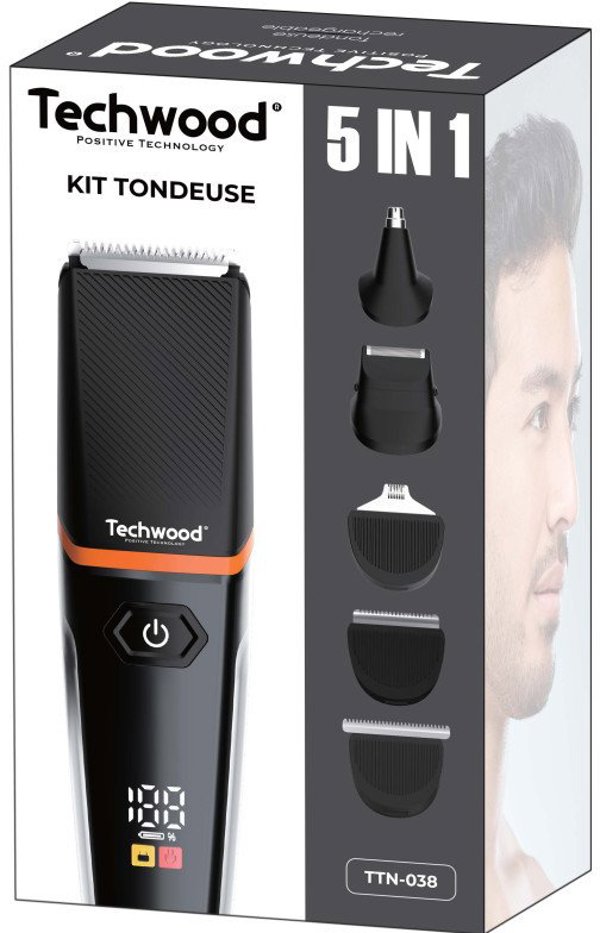 Σετ κουρευτικής μηχανής Techwood TTN-038 5σε1