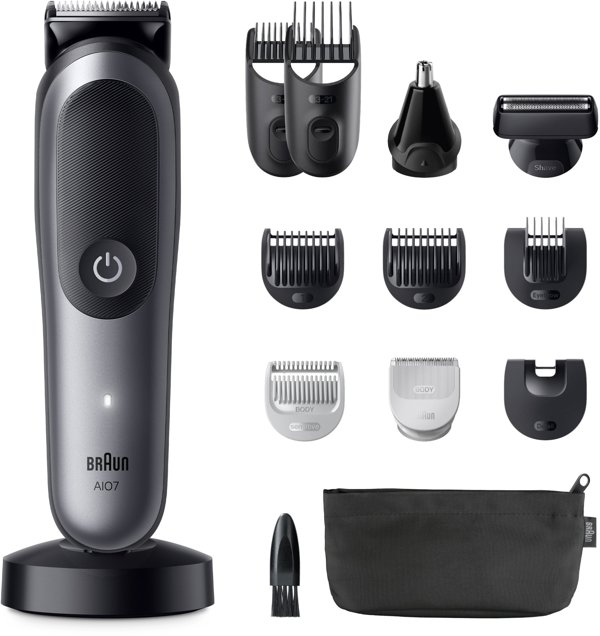 Braun All-in-One Series 7 multi-function trimmer, AIO7560, gray