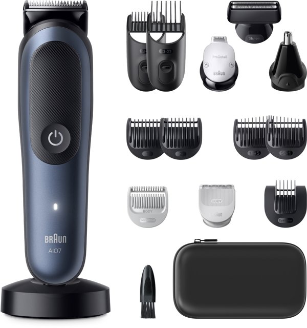 Braun All-in-One Series 7 multi-function trimmer, AIO7580, blue