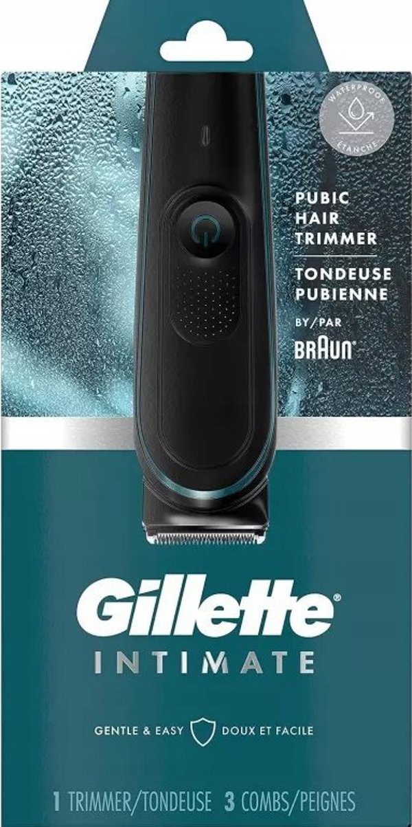 Τρίμερ Braun Gillette INTIMATE Trimmer i5, κουρευτική μηχανή (μαύρο/μπλε)