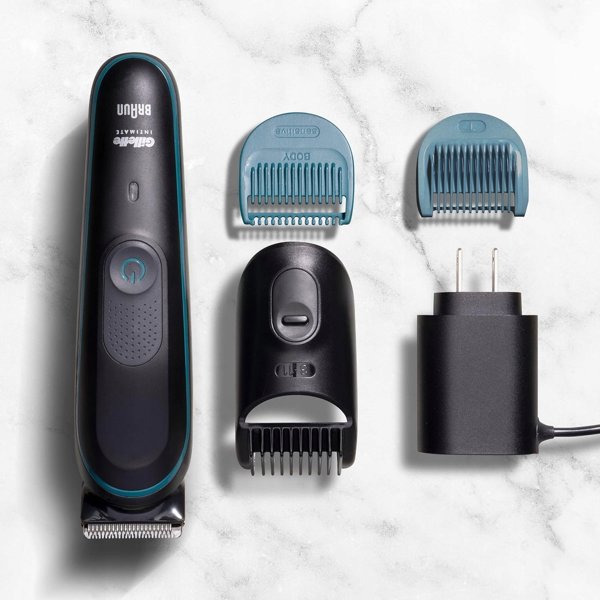 Τρίμερ Braun Gillette INTIMATE Trimmer i5, κουρευτική μηχανή (μαύρο/μπλε)