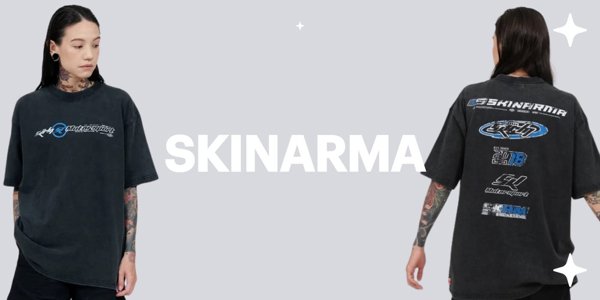 Μπλουζάκι SKINARMA Asphalt M μαύρο