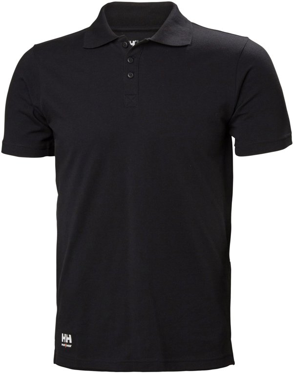 Μπλουζάκι HELLY HANSEN Manchester Polo, μαύρο S
