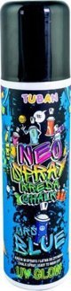 TUBAN Σπρέι Κιμωλίας Neo 150ml, Μπλε Χρώμα για Σχέδια σε Άσφαλτο, Ξύλο και Γυαλί