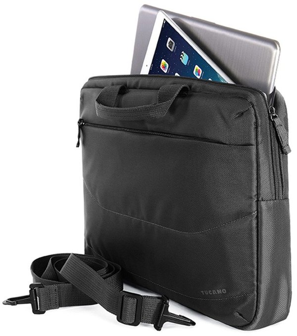 Τσάντα υπολογιστή Tucano Borsa Idea 15.6" + ποντίκι, μαύρο