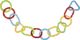 Tullo Κρίκοι Σύνδεσης Παιχνιδιών, 12 Τεμάχια με Διαφορετικές Υφές, Εκπαιδευτικά Εξαρτήματα για Καρότσι και Κούνια