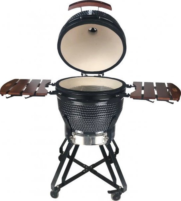 Tunabone Kamado Pro ψησταριά 24", μέγεθος L, σκούρο γκρι