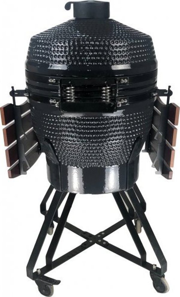 Tunabone Kamado Pro ψησταριά 24", μέγεθος L, σκούρο γκρι